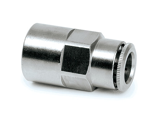 Schlauchanschluss G1/4i für Schlauch aØ 8 mm gerade  (Messing vernickelt)