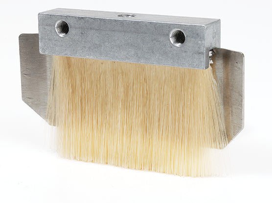 Schmierbürste für Großketten bis +180 °C mit Gewindebohrung M6  (Alu / Pekalon)