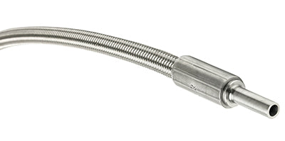 Schlauch bis +260 °C aØ 11 mm x iØ 8 mm 1000 mm  (PTFE / Edelstahl)