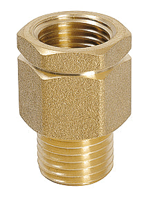 Oil retention valve G1/4a x G1/4i up to +150 °C (brass with metal valve)