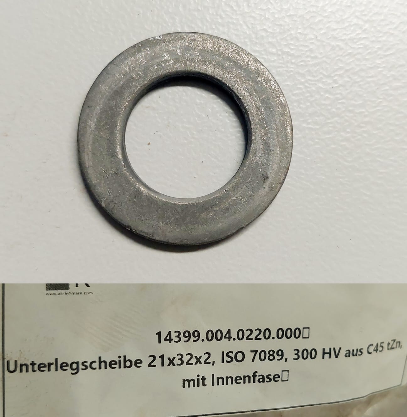 Washers -P- steel 22