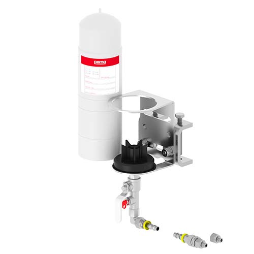 ANSCHLUSSTEILE SET STAR Heavy Duty 1-fach  65 mm Montageklemme  ohne Schlauch