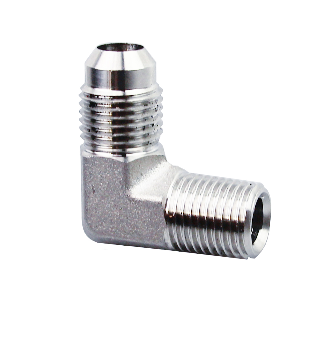 Winkel 90° R1/4a x 9/16 JICa  (Edelstahl)