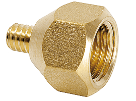 Reduzierstück Whitworth 1/4"a x G1/4i  (Messing)