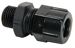 Schlauchanschluss G1/8a für Schlauch aØ 8 mm  (Alu / Kunststoff)