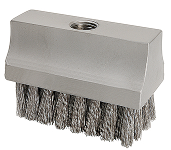 Schmierbürste bis +350 °C 60 x 30 mm G1/4i  Anschlussgewinde oben
